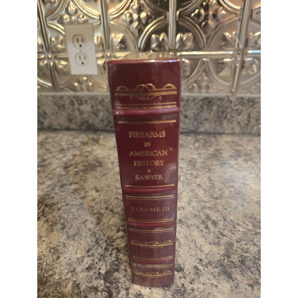 New Sealed Firearms In American History Sawyer Vol. III Red/22 Kt Gold Hardcover